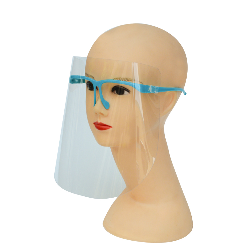 ผู้จัดจำหน่าย OEM Anti-Fog แว่นตาป้องกันใบหน้าพลาสติกแบบกำหนดเอง